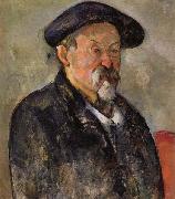 Paul Cezanne Autoportrait au beret oil on canvas